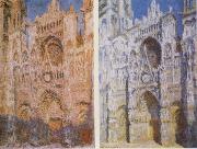 Claude Monet, The West Doorway and the Cathedral of Rouen